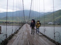 с. Тюнгур, мост через Катунь