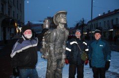 Памятник туристу в городе Гродно